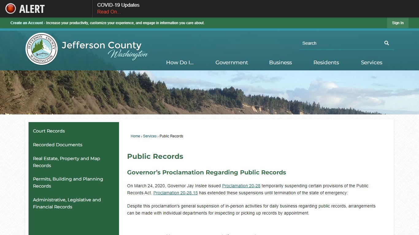 Public Records | Jefferson County, WA